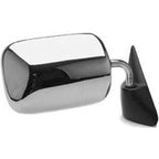 Replacement Chrome Passenger Side Power Door Mirror w/Flat Glass