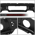 Front Bumper Face Bar for Ford F-150 (2009–2014) - Primered Black, Fog Light Holes
