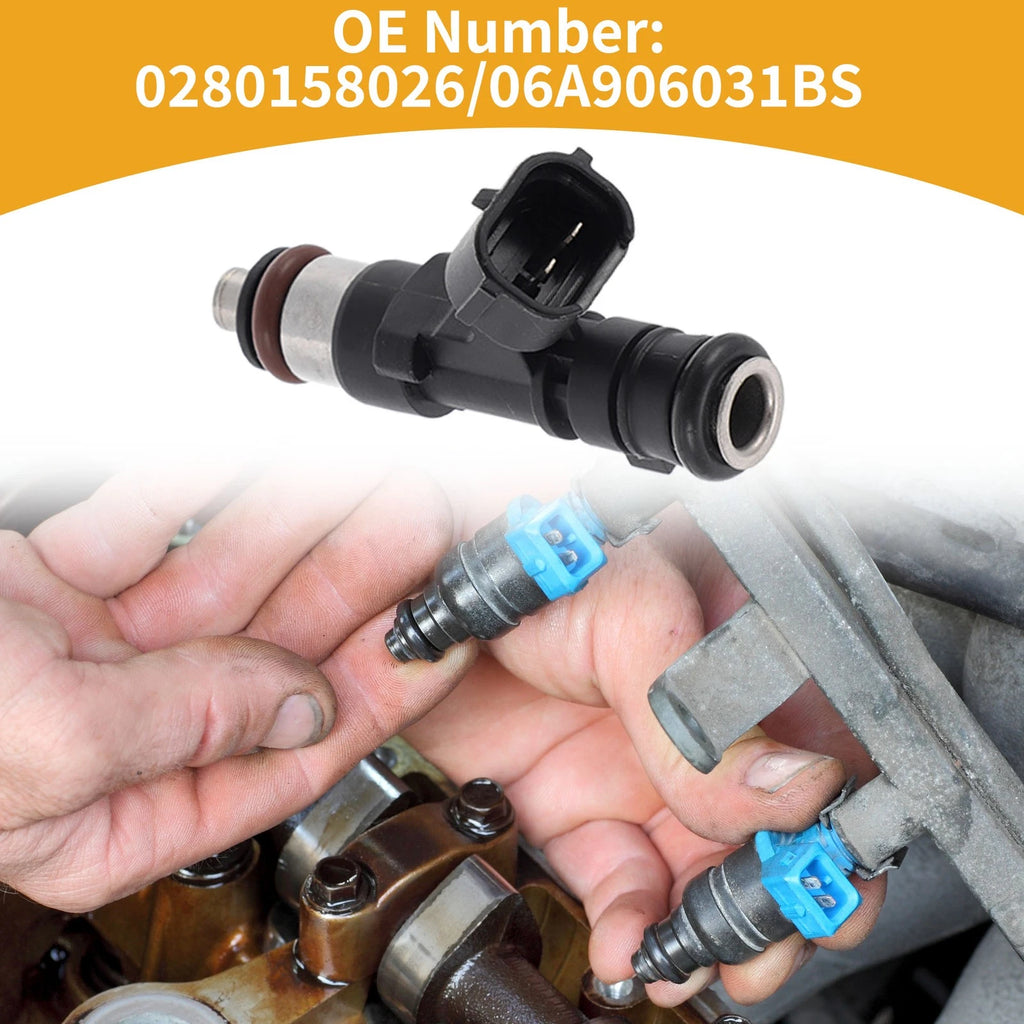 1 Pc Fuel Injector No. 0280158026/06A906031BS for Volkswagen Jetta 2.0 (2004–2006)