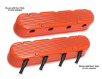 Holley Valve Covers Cast Aluminum w Integrated Coil Covers for LS Engines (—)