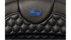 Saddlemen Roadsofa Seat Backrest for Harley Touring (2008–2023) Blue Honeycomb