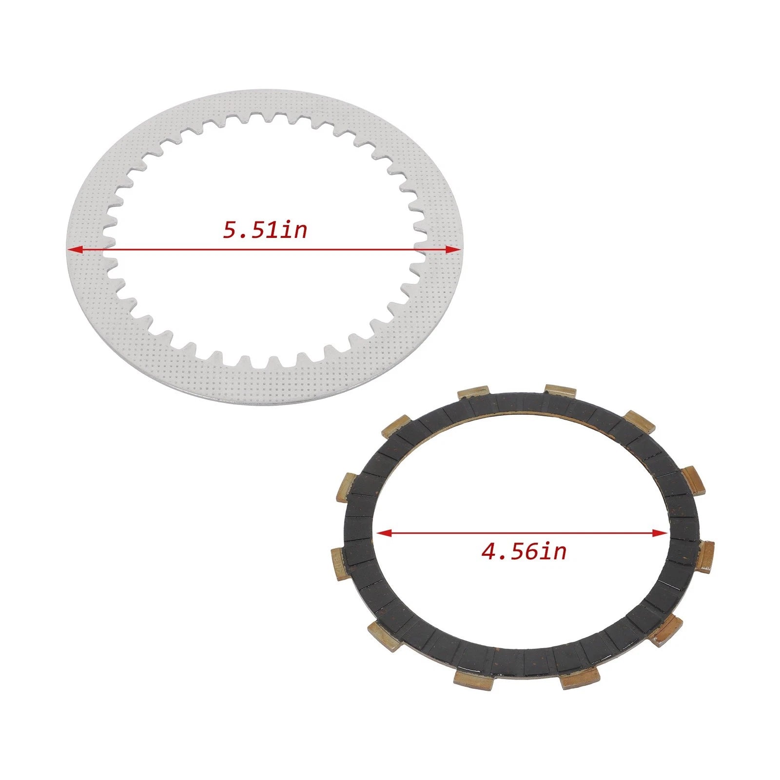 Clutch Friction Steel Plates Kit for Suzuki QuadSport Z400 (2003–2014)