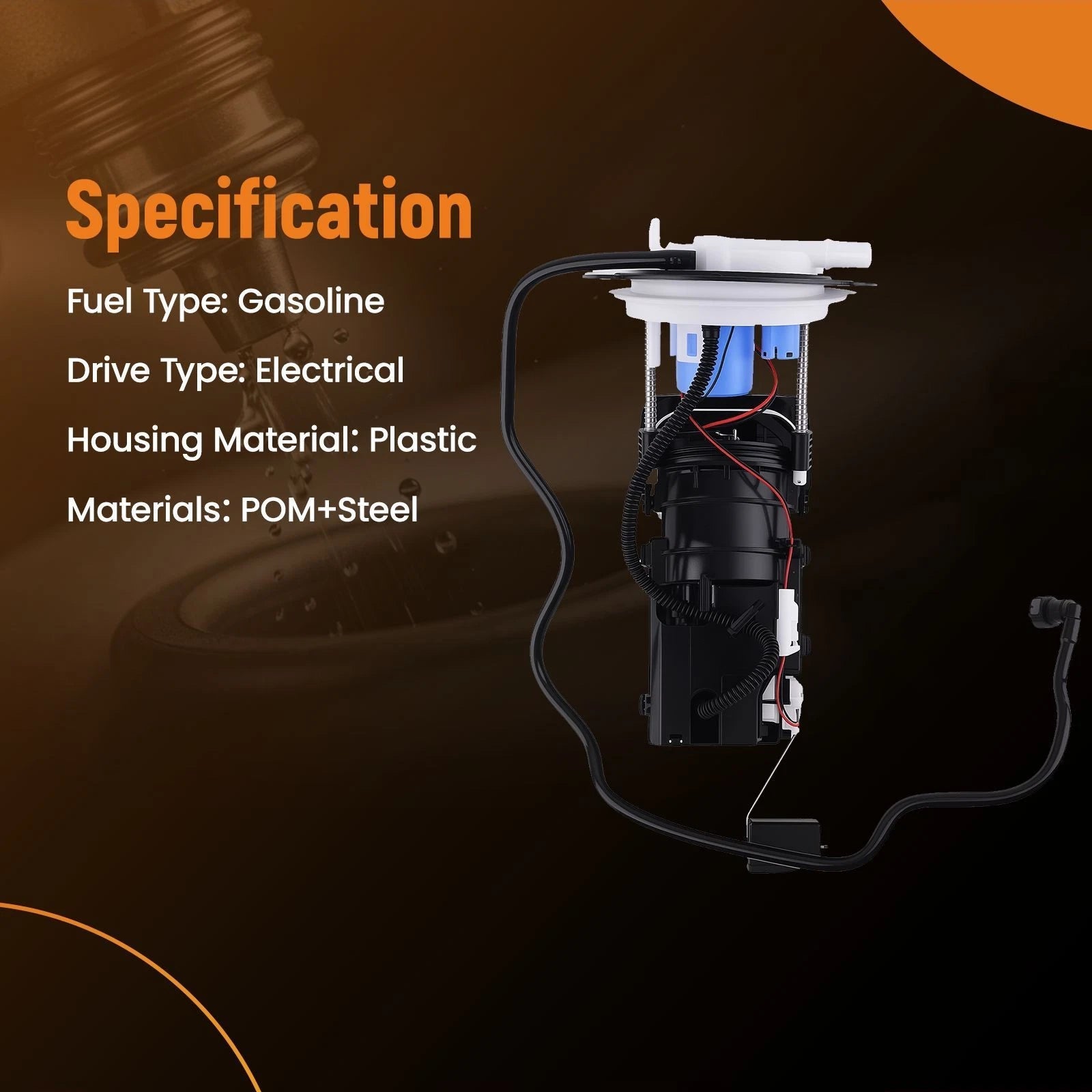 Electric Fuel Pump for Chevy Malibu, Pontiac G6, Saturn Aura (2009–2010)