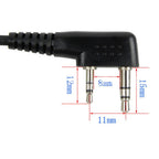 2 Pin PTT Headset for (8mm Pin Spacing, 11mm Center Distance)