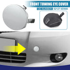 Bumper Tow Hook Cover for Toyota Yaris 4Door Sedan (2011–2013)
