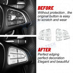 Steering Side Button Cover Sticker for Mercedes GLE GLS CLS (2017-2023)