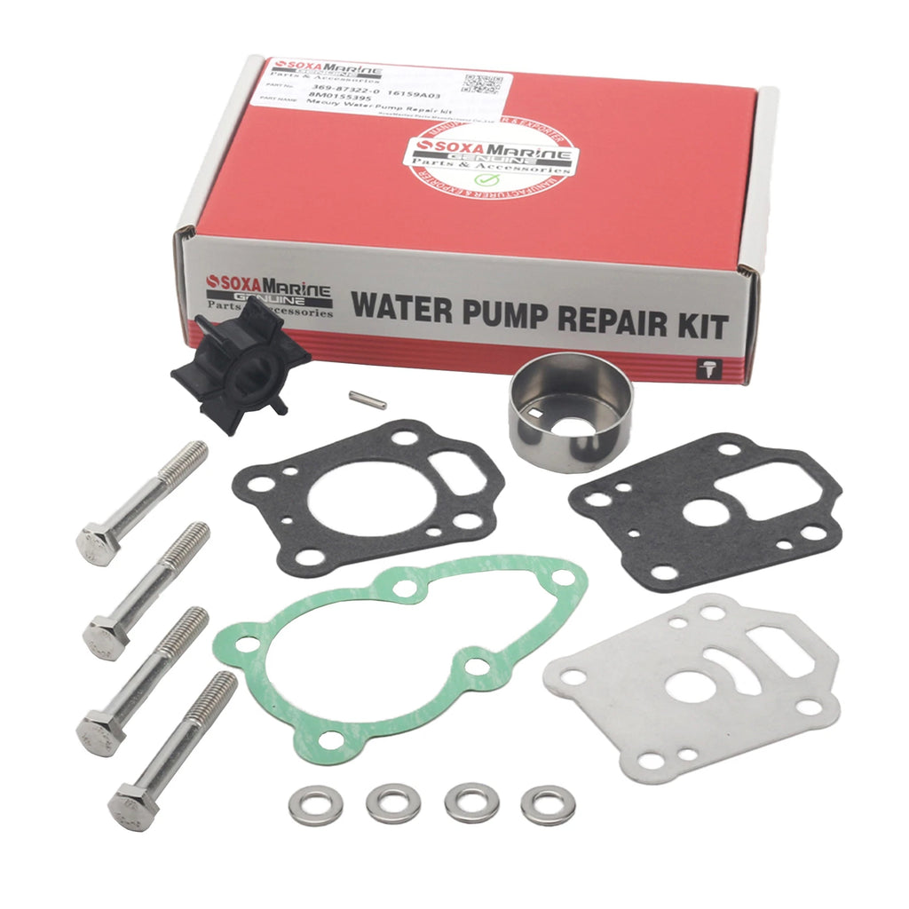 Water Pump Repair Service for Mercury Mariner 4 5 6 HP (1990–2023)