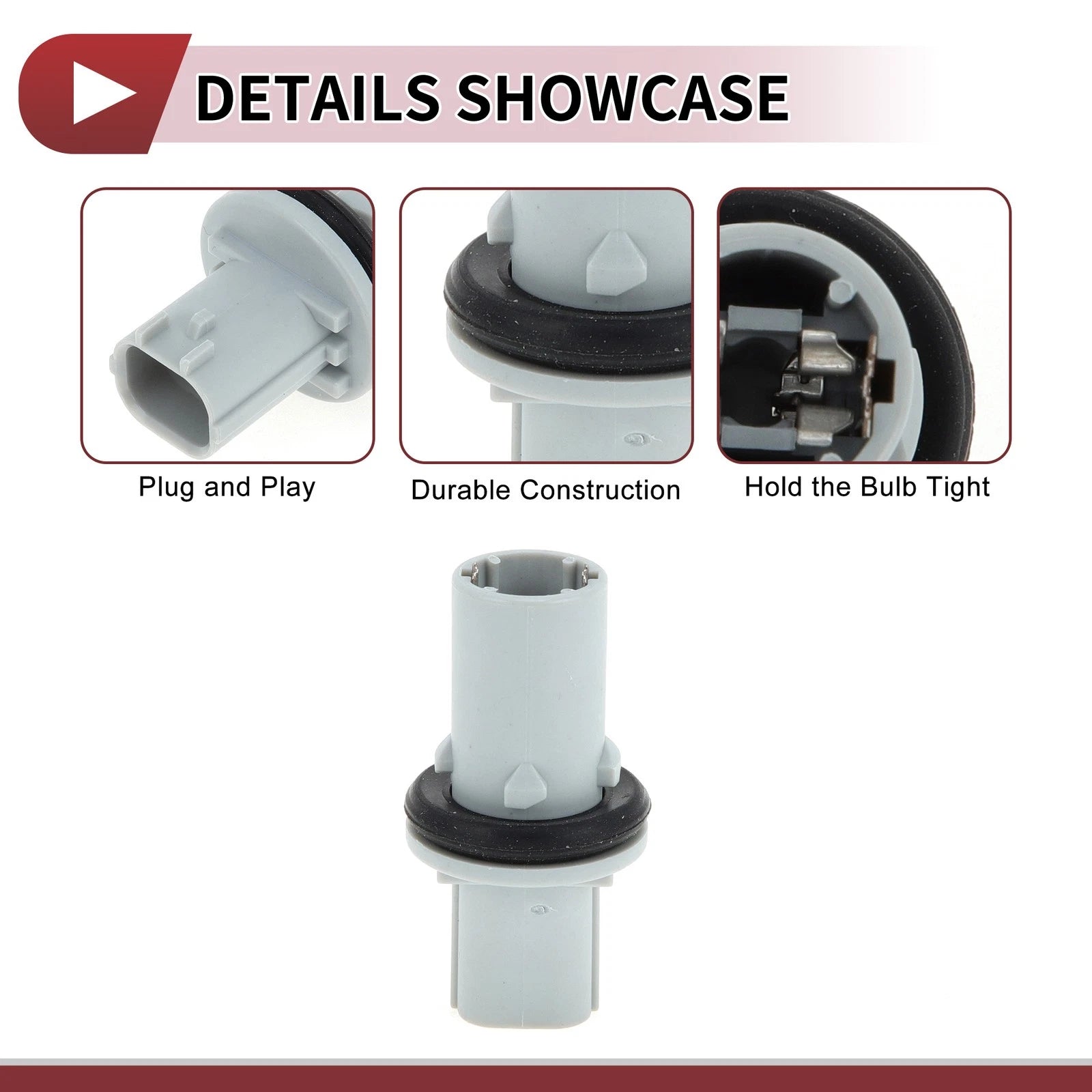 Headlight Side Marker Lamp Socket for Honda Accord CR-V Civic (No. 33305-S5A-003)