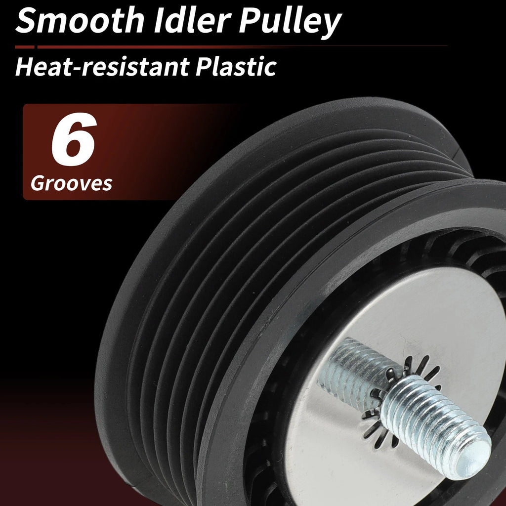 Accessory Drive Belt Idler Pulley for Chevrolet GMC Cadillac (2010–2015)