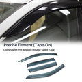 Set of 4 Window Deflectors for Toyota Corolla Cross (2022–2024)