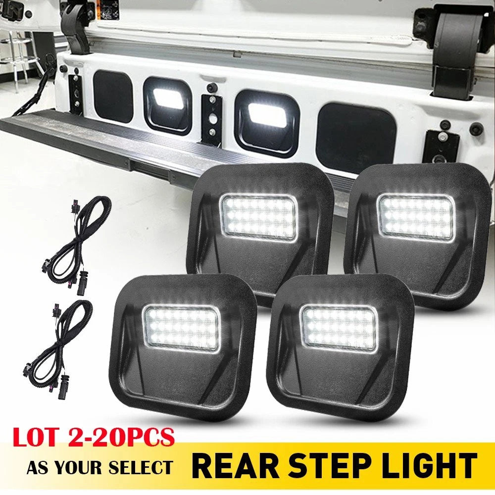 2X LED MultiPro Tailgate Step Light for GMC Sierra 1500 2500 3500 HD (2020–2021)