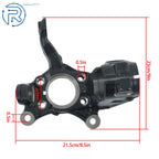 Front Left Steering Knuckle for A3 (2010–2013), Golf (2009–2017), Tiguan (2005–2010), Jetta