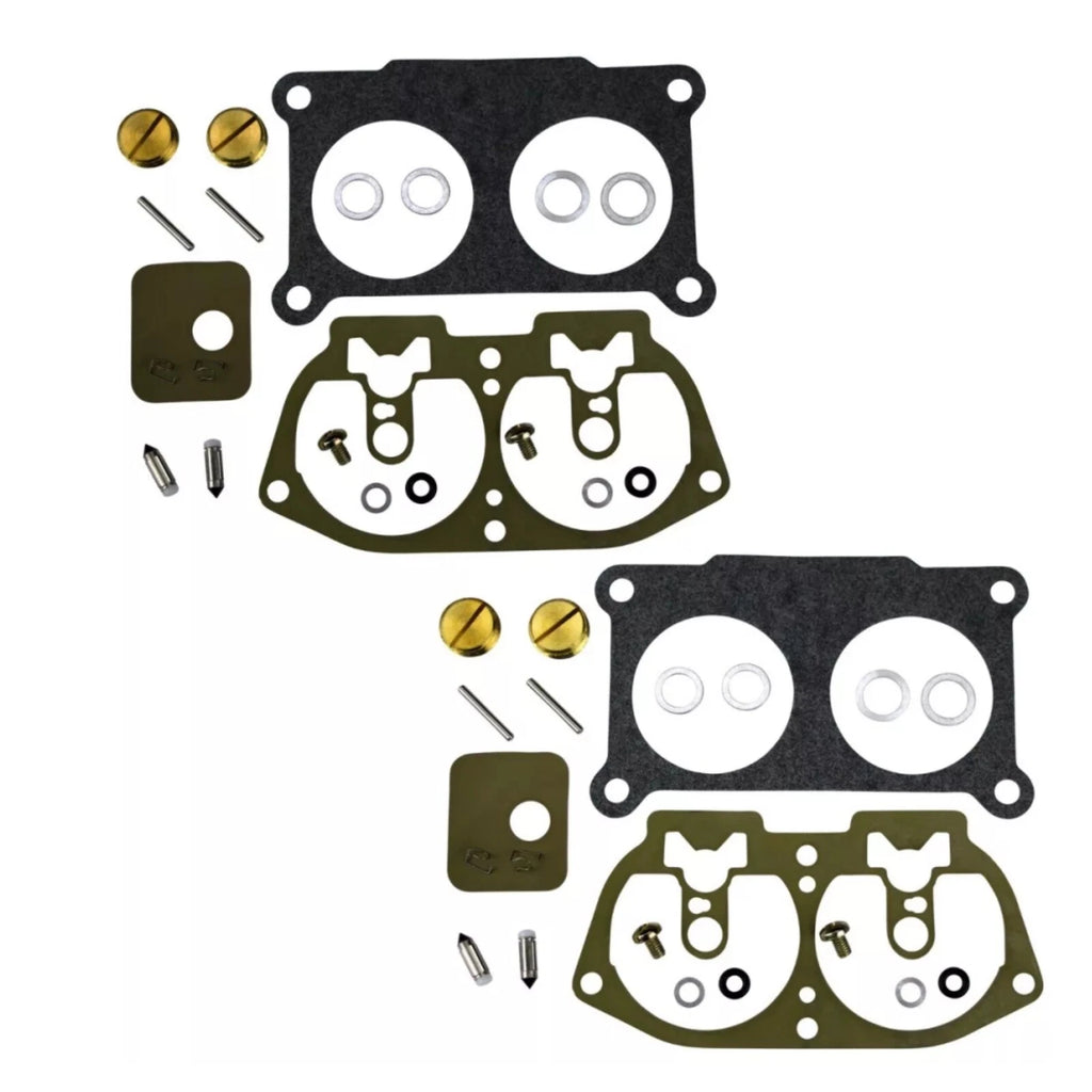 2X Outboard Carburetor Kit for Yamaha (1986–1995) Repl 6E5-W0093-06-00