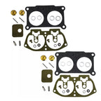 2X Outboard Carburetor Kit for Yamaha (1986–1995) Repl 6E5-W0093-06-00