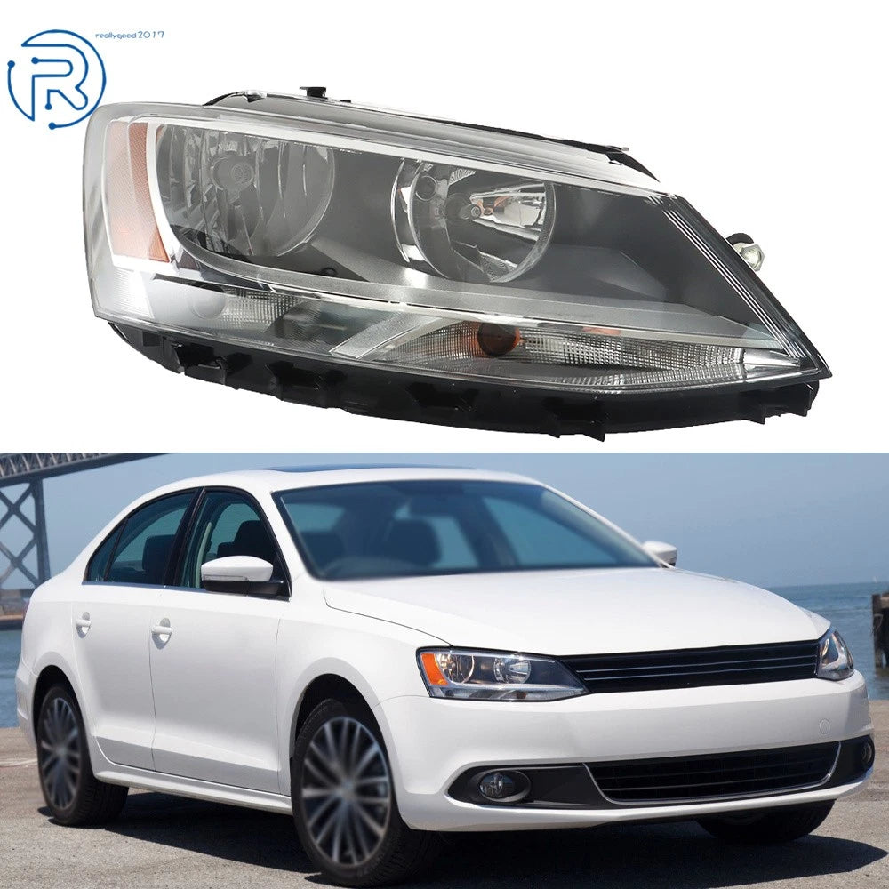 Headlight for Volkswagen Jetta (2011–2014) Passenger Side Halogen
