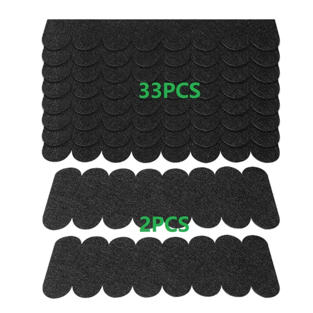 Set of 35 Black Roofing Felt Shingles for DIY Bird House Rabbit Hutch