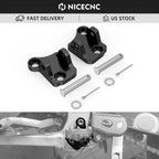 CNC Footpeg Lowering Mount Bracket Kit for Yamaha YZ125 YZ250 (2017–2023)