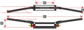 Fasst Flexx 10 Degree Bend Handlebars for Yamaha YZ125 YZ250 YZ450F (2002–2023)