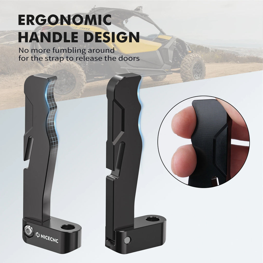 2X Door Latches Handle Set for Can-Am Maverick X3 RR Turbo (2017–2023)