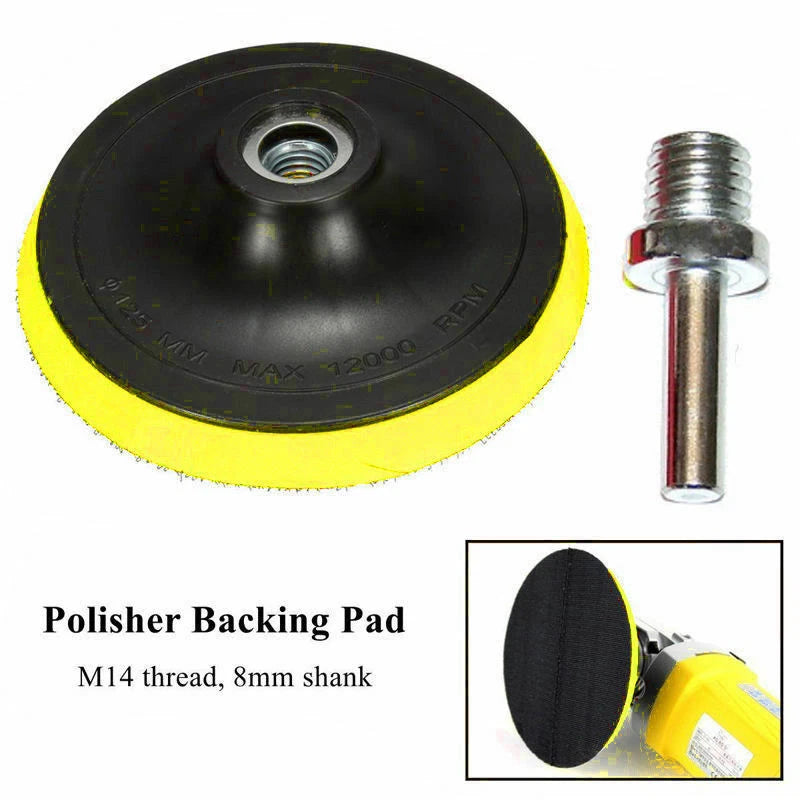 Set of 4 Polishing Tool Buffing Plate Backing Pads for M14 Drill Thread