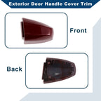 Exterior Door Handle Cover Trim for BMW X1 X2 X5 F15 X6 F16 (2014–2019) Wine Red