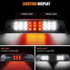 Chrome Housing LED 3rd Brake Light for Dodge Ram 1500 2500 3500 (2010–2018)