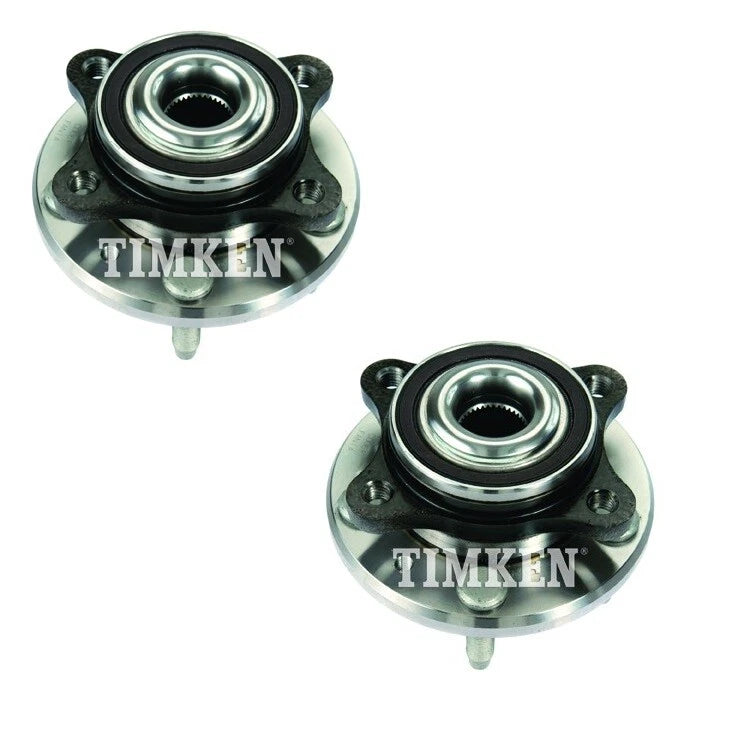 Set of 2 Rear Timken Wheel Bearing Hub Assemblies for Ford Mercury (FWD)