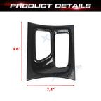 Carbon Fiber Pattern Center Gear Shift Panel Trim for Dodge Charger (2015-2023)