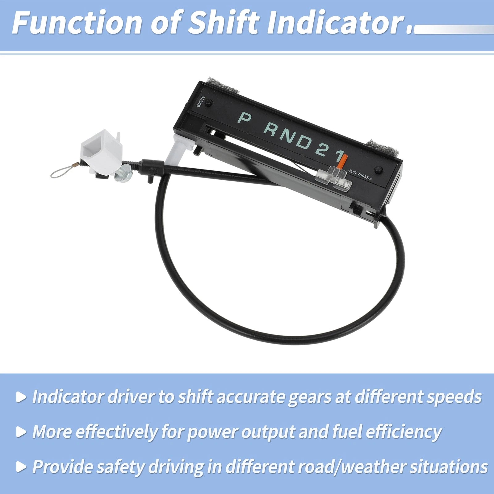 Gear Shift Indicator Assembly Cable for Ford Ranger (2004–2011) No. 6L5Z-7A110-AA