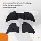 Set of 2 Waterproof Floor Mats for Dodge Ram 1500 Classic (2019–2023) Black