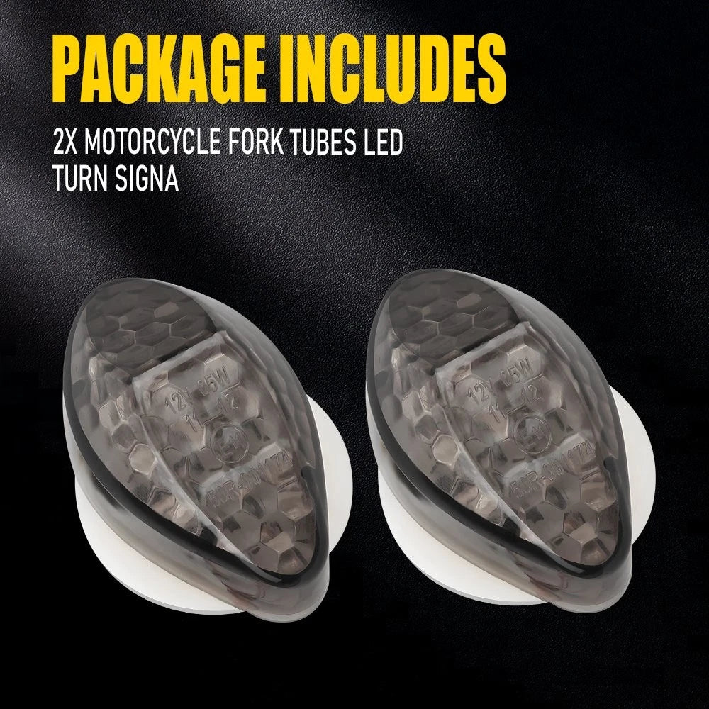 2X LED Turn Signal Blinker Light Indicator for Honda Yamaha