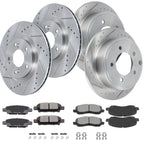 Set of 4 Brake Rotors & Ceramic Pads for Dodge Caliber/Avenger (2008–2014)
