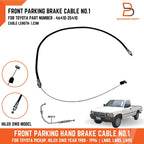 Front Parking Hand Brake Cable for Toyota Hilux 2WD (1988-1997)