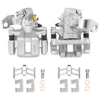 Set of 2 Rear Brake Calipers w/ Bracket for Honda Civic Acura ILX (2012–2015)