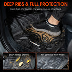 Set of 4 Floor Mats Liners for Ford F-150/F-150 Super Crew Cab (2015–2024)