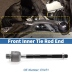 2 Pcs Front Inner Tie Rod End Links for Honda Pilot, Acura MDX (No.EV471)