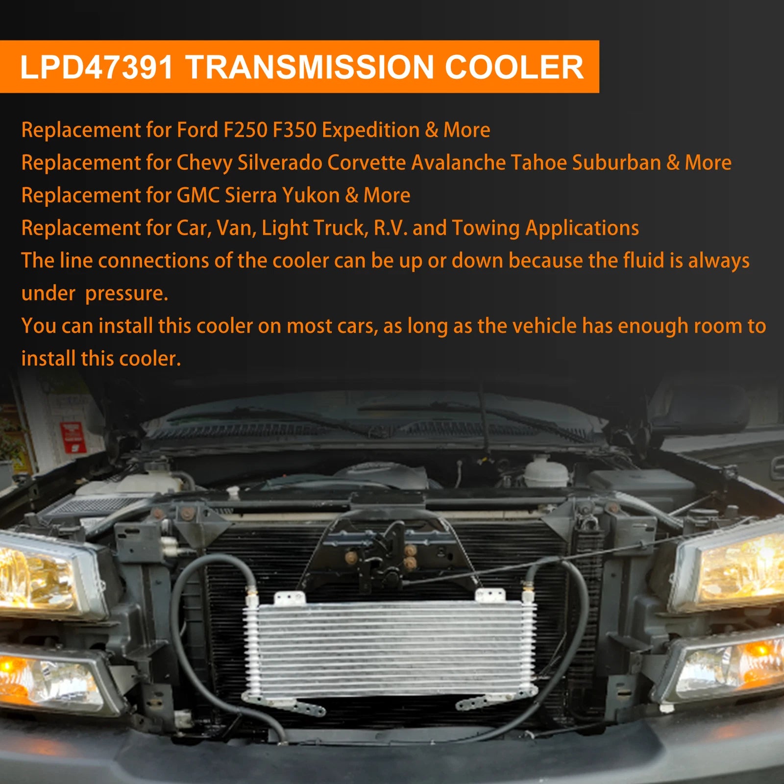LPD47391 Transmission Cooler for Tru Cool 40K (GVW Max 40,000)
