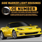 Smoke Housing Side Markers for Chevy C6 Corvette (2005–2013) Set of 4