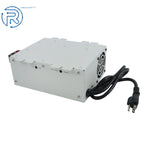 60 Amp Power Converter Battery Charger with LED Light and Internal Fan