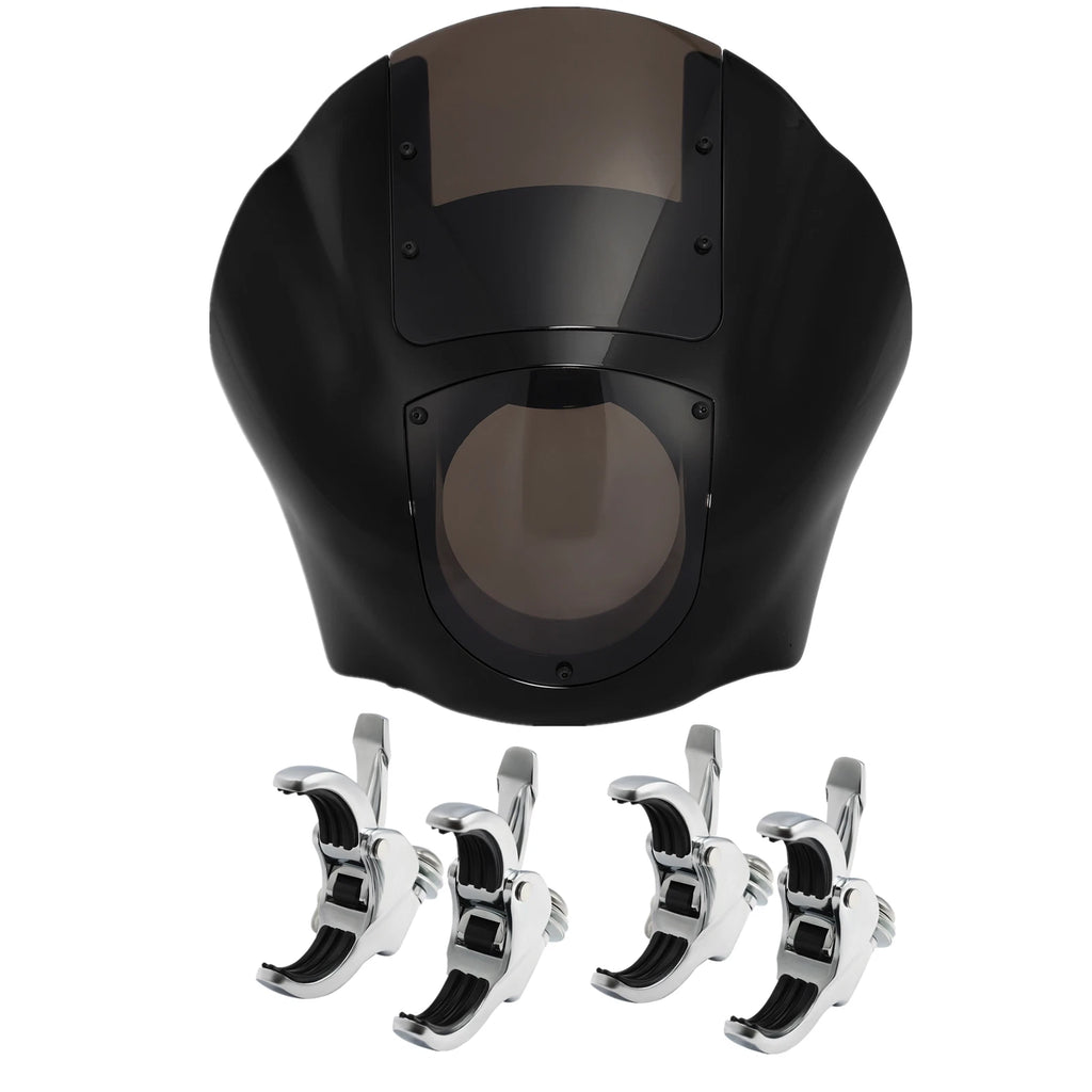 5.75'' Quarter Fairing Windshield & 49mm Fork Clamps for Harley Sportster 1200 (2007–2023)