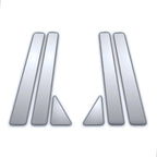 6Pc Chrome Pillar Post Covers for Kia Spectra (2004–2009)