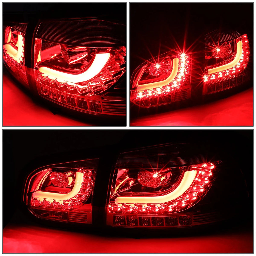 LED Tail Brake Light Stop Lamp Smoked for VW Golf Hatchback (2010–2014)