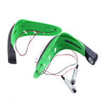7/8" Green Brush Hand Guards for Yamaha WR125R Xserow250 (1986–2010)