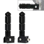 CNC Folding Rear Foot Pegs for Universal Motorcycle Bike Black  pcs
