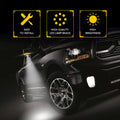 Smoked Dual Color LED Mirror Puddle Light Signal Lamps for Dodge RAM (2009–2022)