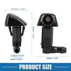Set of 2 Windshield Washer Nozzles No.76810SDAA11 for Honda Civic (2006–2011)