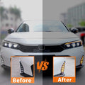 Dynamic LED Daytime Running Lights w/ Turn Signals for Honda Civic (2025–2025)