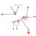 Separator V-Belt for John Deere Combine 4425 (Z34405)
