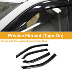 Set of 4 Window Deflectors for Honda Accord Sedan (2003–2007)