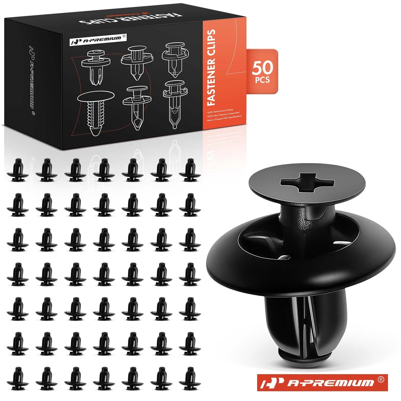 7mm Nylon Retainer Clips for Toyota Camry (2012-2020)